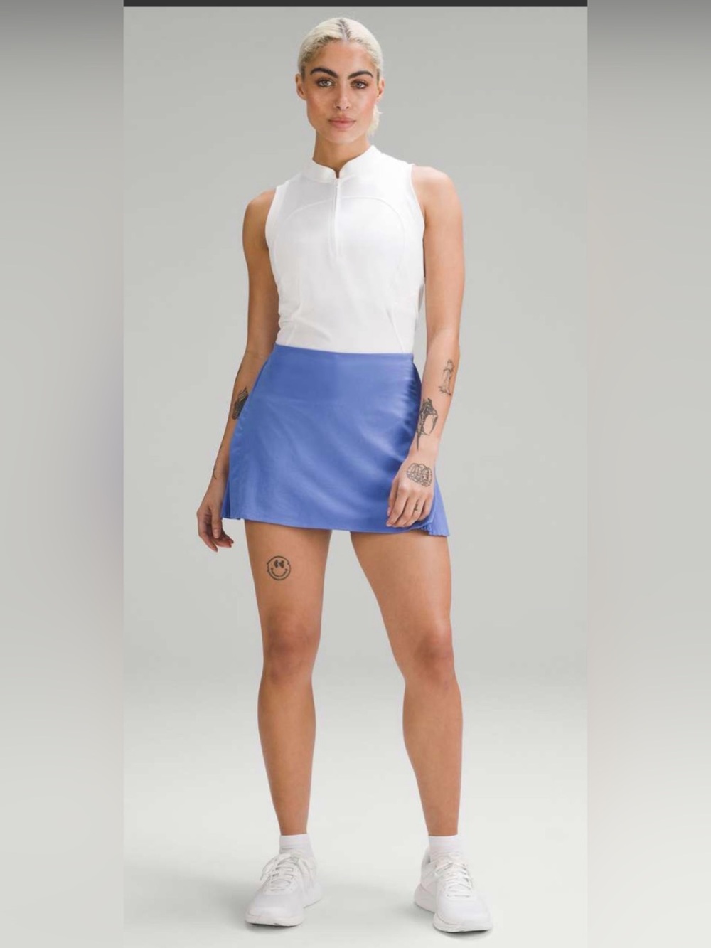 Lululemon Peek Pleat High-Rise Tennis Skirt Wild Indigo Size 6